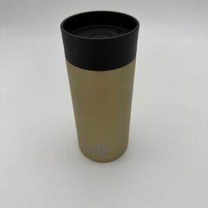 BMW Collection Gold Thermal Travel Mug Tumbler 350ml Start Engine Stop Lid